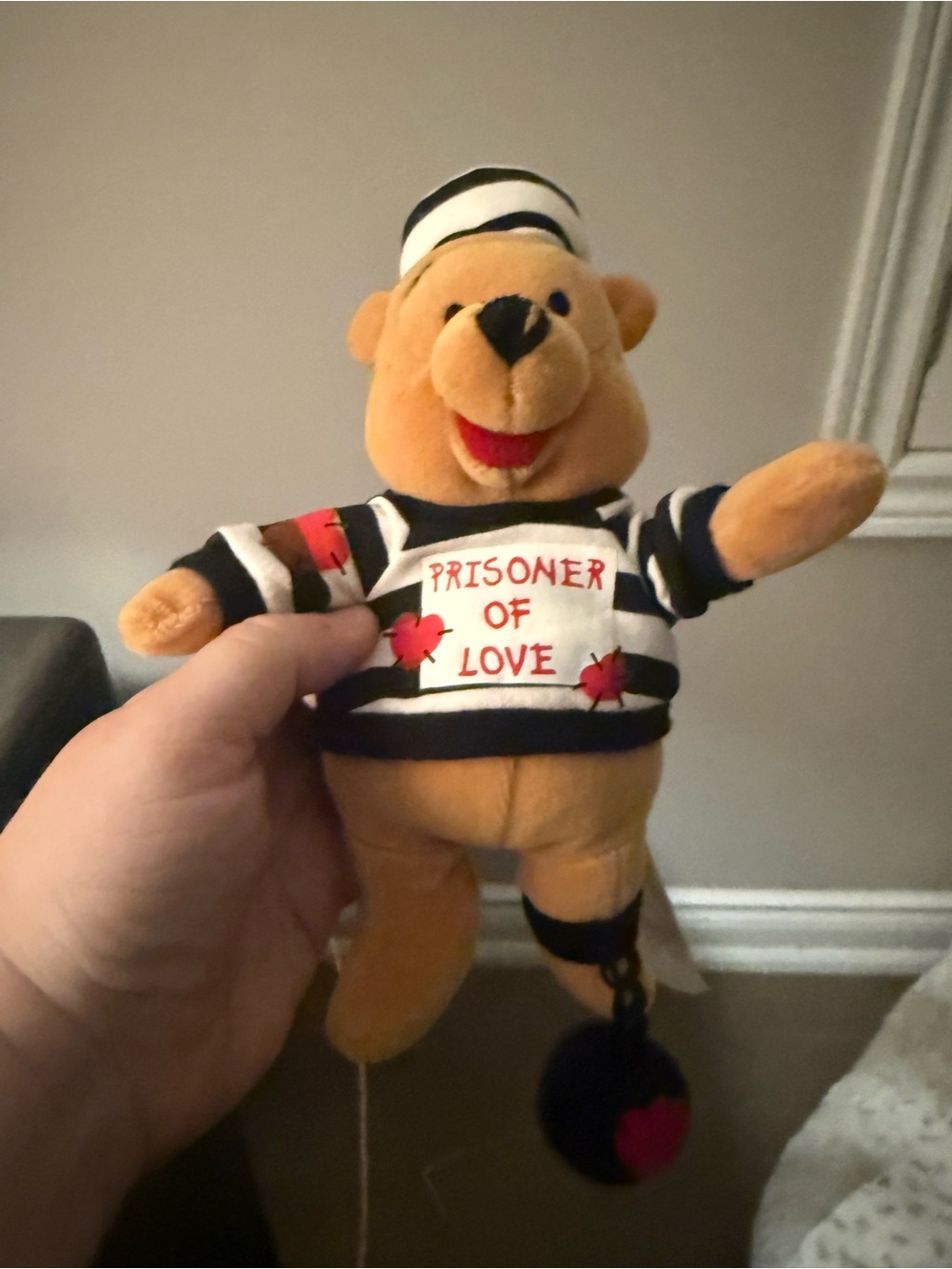 Winnie the Pooh disney Prisoner of Love' Bear